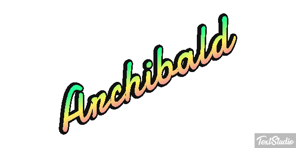 Archibald Texteffekt