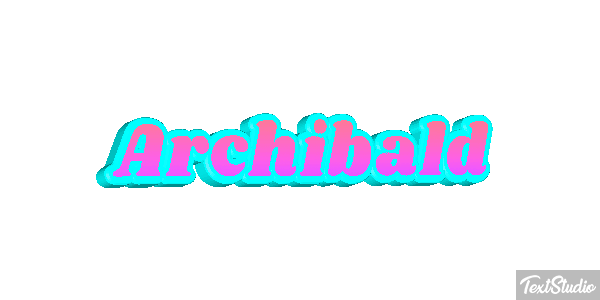Archibald Texteffekt
