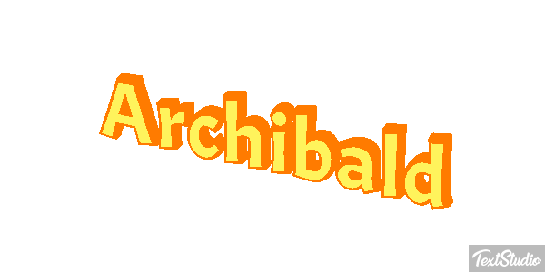 Archibald Texteffekt