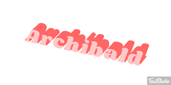 Archibald Texteffekt