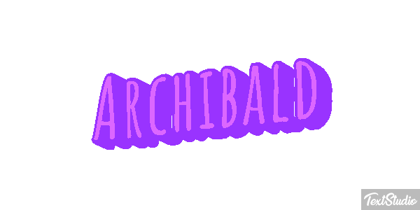 Archibald Texteffekt