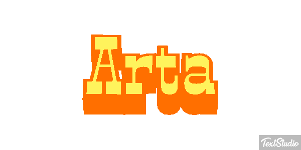 Artà Text effect