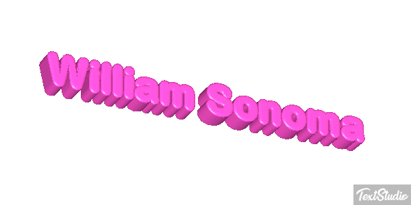 William Sonoma Efeito do texto