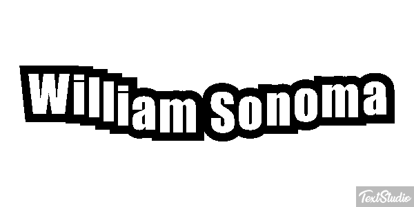 William Sonoma Efeito do texto