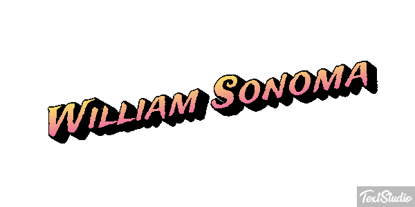 William Sonoma Efeito do texto
