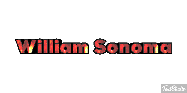 William Sonoma Efeito do texto