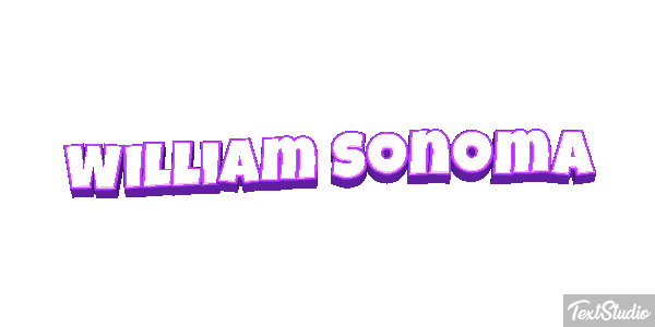 William Sonoma Efeito do texto