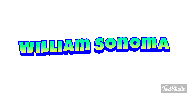 William Sonoma Efeito do texto