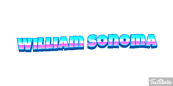 William Sonoma Efeito do texto