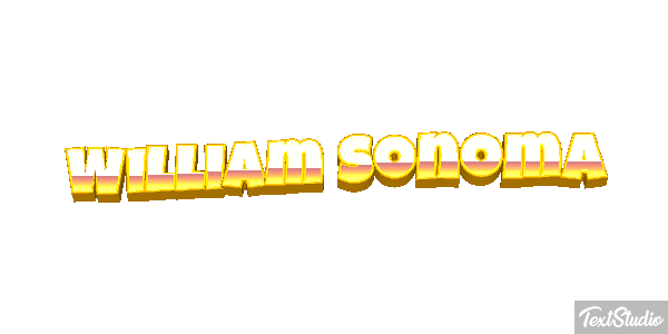 William Sonoma Efeito do texto
