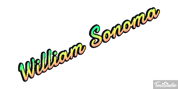 William Sonoma Efeito do texto