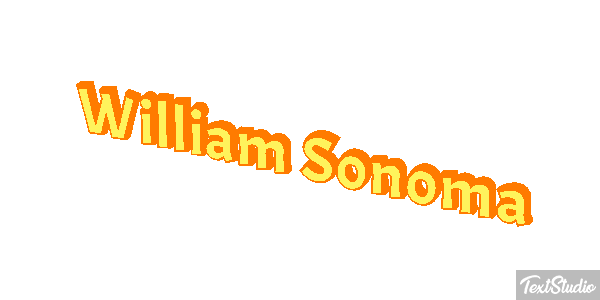 William Sonoma Efeito do texto