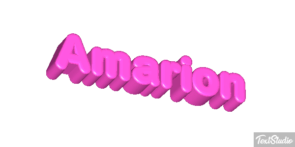 Amarion Text effect