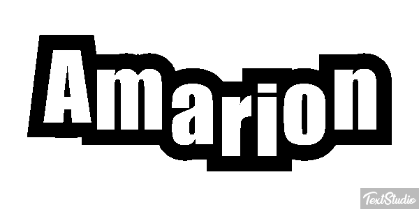 Amarion Text effect