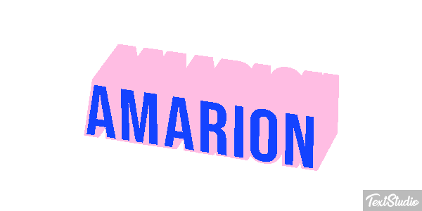 Amarion Text effect