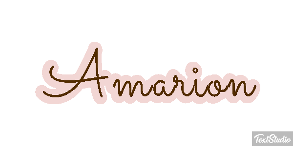 Amarion Text effect