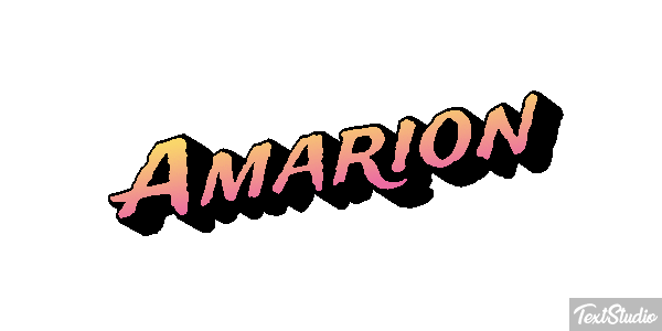 Amarion Text effect