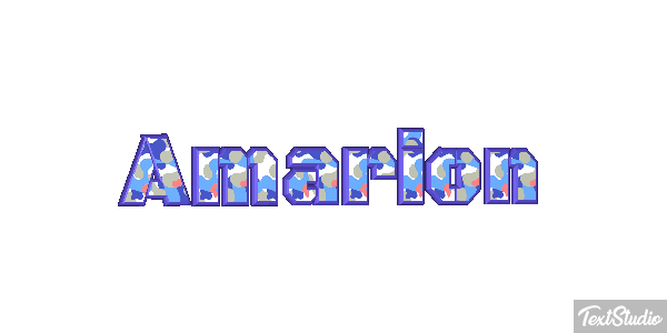 Amarion Text effect
