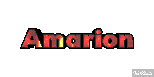 Amarion Text effect