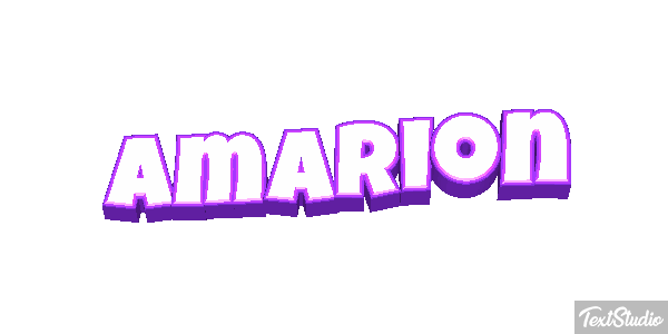 Amarion Text effect