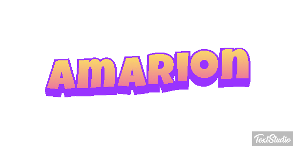 Amarion Text effect