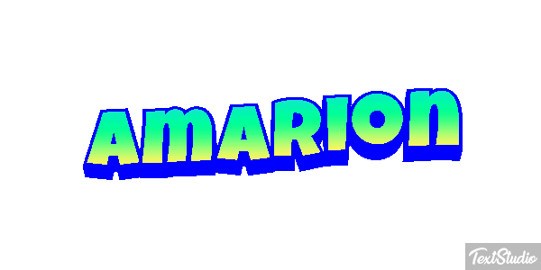 Amarion Text effect