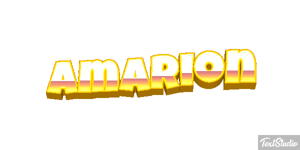 Amarion Text effect