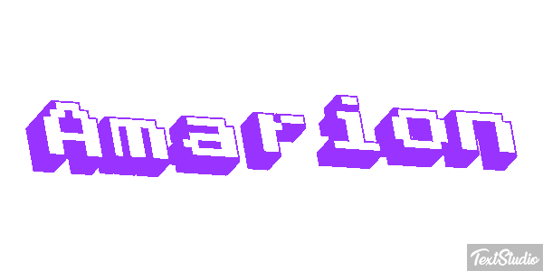 Amarion Text effect