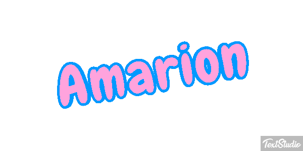 Amarion Text effect