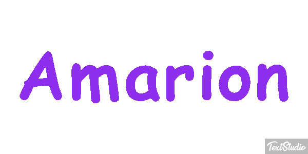 Amarion Text effect