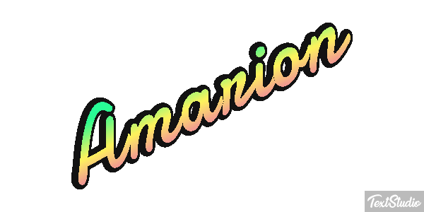 Amarion Text effect