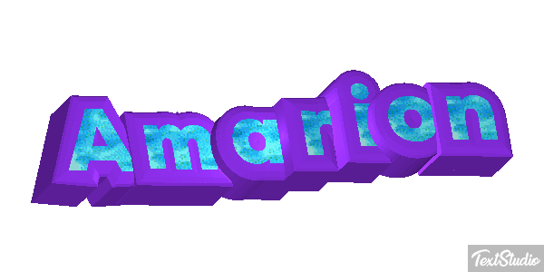 Amarion Text effect