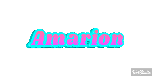 Amarion Text effect
