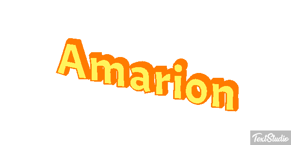Amarion Text effect