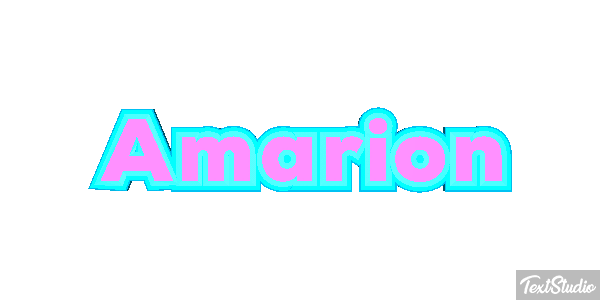 Amarion Text effect