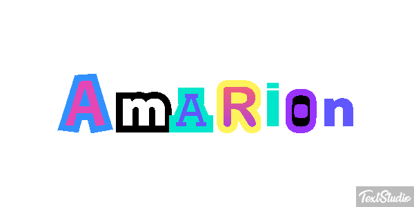 Amarion Text effect