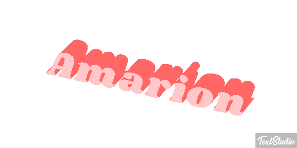 Amarion Text effect