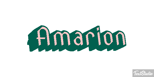 Amarion Text effect