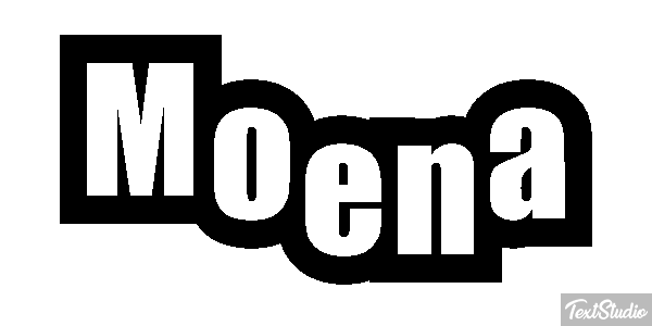 Moena Tekst effect