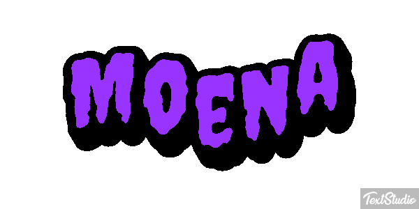 Moena Tekst effect