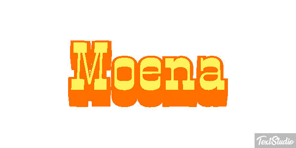 Moena Tekst effect