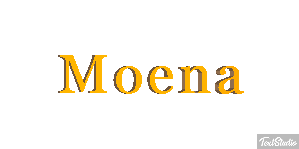 Moena Tekst effect