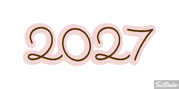 2027 Text effect