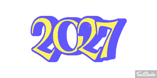 2027 Text effect