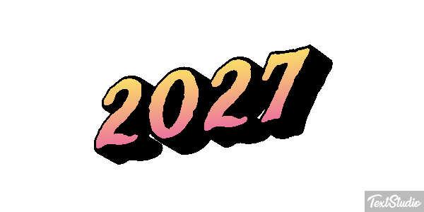 2027 Text effect