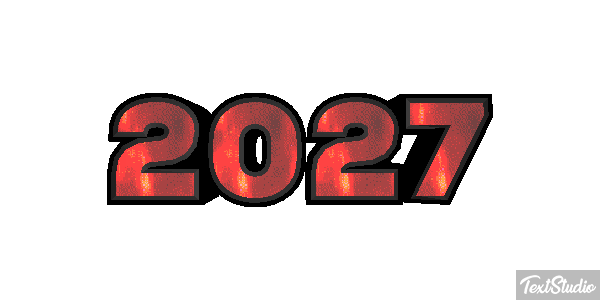2027 Text effect
