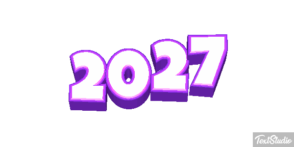 2027 Text effect