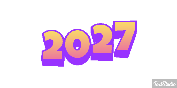2027 Text effect