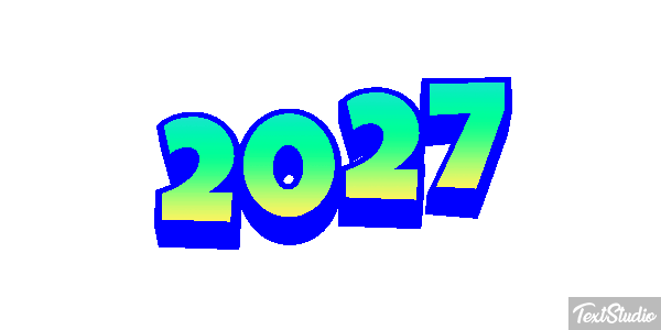 2027 Text effect