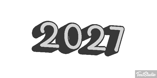 2027 Text effect